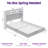 Upholstered Platform Bed with Storage, USB Charging & LED Lights - Twin/Full/Queen/King Size Wingback Design with Wooden Slats-575976583-575976582
