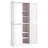 72.5" Freestanding Kitchen Pantry Cabinet, Tall Storage Cabinet With 4 Doors And 2 Adjustable Shelves