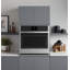 GE Profile 30" 5 Cubic Feet Smart Electric Convection Wall Oven with Soft Close Door-2100483394