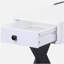 Table d'appoint avec port USB noir et blanc-1834555587