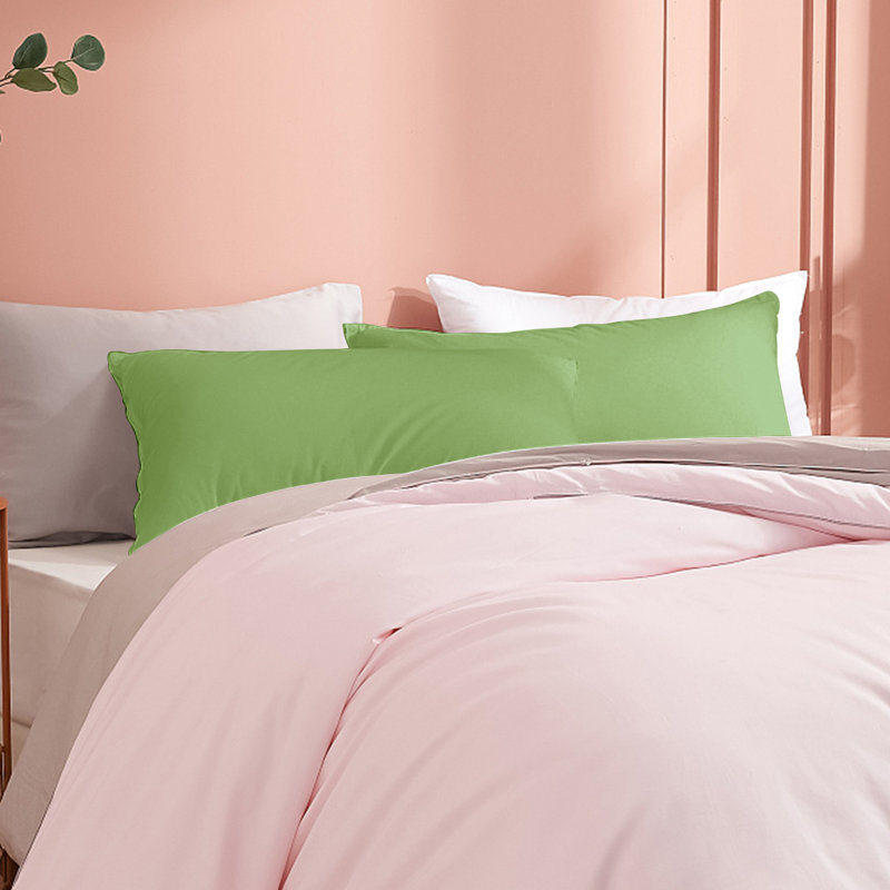 Ensemble de 4 taies d'oreiller grand format, 4 housses de fermeture en microfibre brossée 1800, ultra-douce, infroissable et résistante à la décoloration, lavable à la machine, 20 po x 30 po