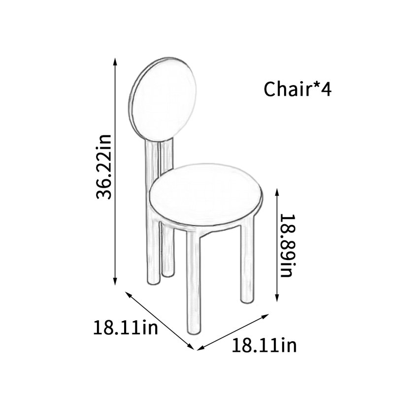 Chaises de salle à manger Exquise Modern