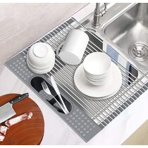 New Foldable Silicone Dish Drying Mat for Kitchen Counter. Dish Rack M –  Mulberry Market