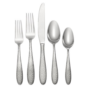 Oneida Reyna 20 Piece Flatware Set, 18/0 Stainless Steel, Service for 4