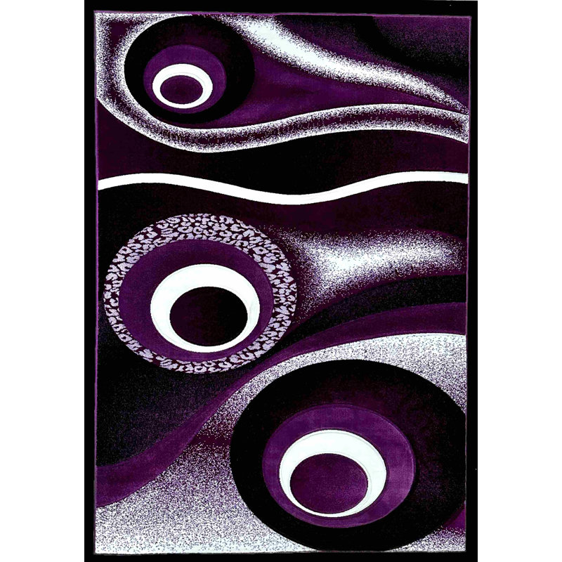Mccampbell Abstract Indoor Rug, Rectangle 5' x 8'