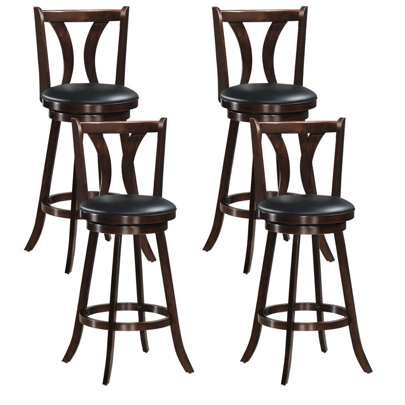 Dongola Swivel Upholstered Counter Stool, 4