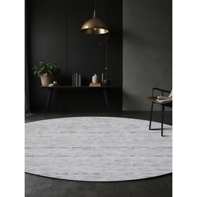 Tapis bleu lavable à la machine