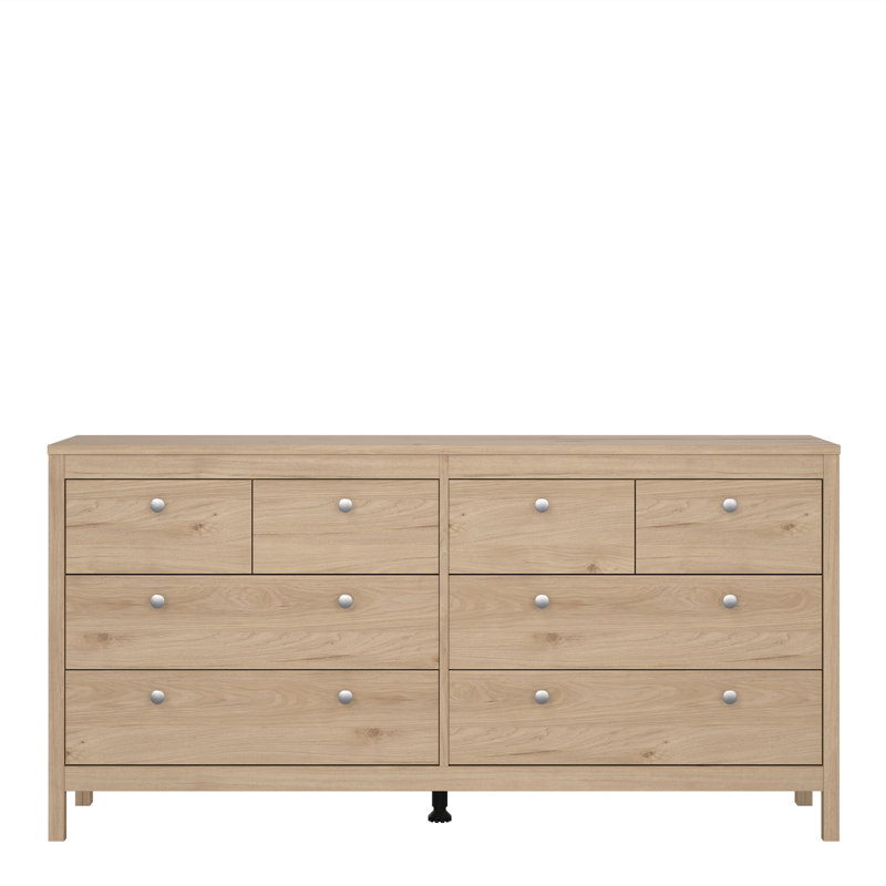 Raland 159.6 cm W Chest of 8 Drawers