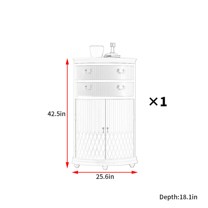 Armoire d'appoint American