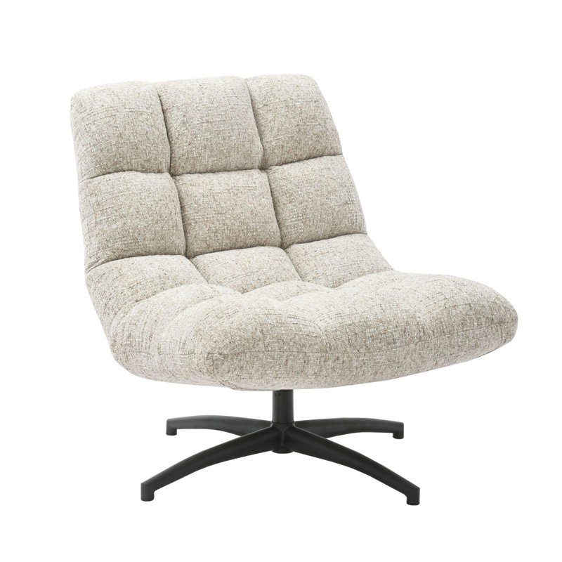 Upholstered Fabric Lounge Chair
