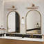 Miroir mural arqué à conception incassable pour salle de bain-686563689