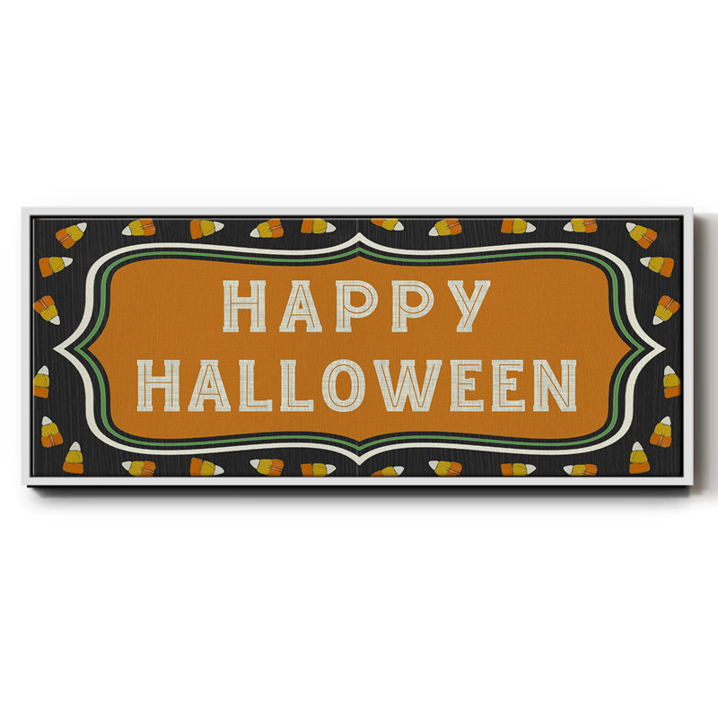 Happy Hallowween- Framed Canvas