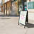 A-Frame Sidewalk Melamine Photo Memo Board-12344326-12344327