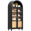 Armoire arquée, armoire de rangement moderne de 70 po de hauteur, garde-manger arqué