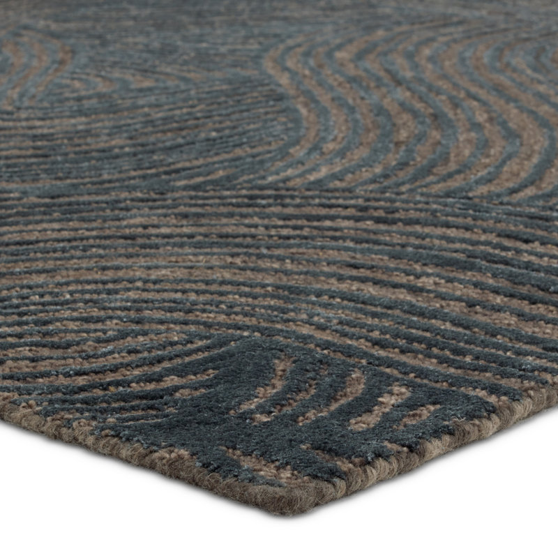 Tapis bleu Jaipur Living, Rectangle 7 pi 9 po x 9 pi 9 po