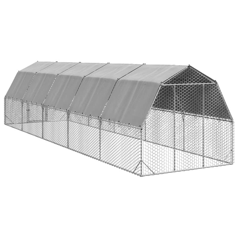  Poule à poules robuste et robuste en argent galvanisé