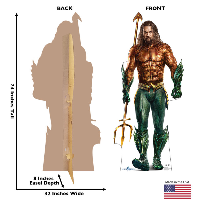 Accroche en carton aquaman