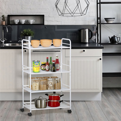 100cm H x 59cm W Utility Cart with Wheels