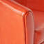 Fauteuil club rembourré en similicuir pour le salon
