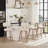 Modern Swivel Upholstered Counter Stools with Metal Frame-2021815285