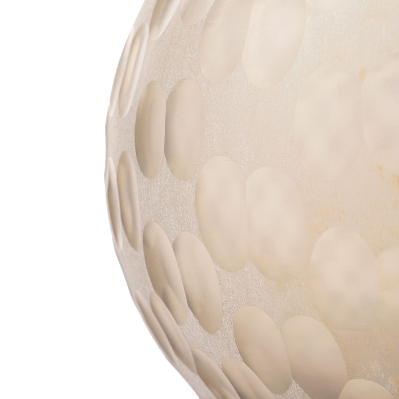 Mirriam Handmade Handblown Glass Table Vase, 10" H x 10" W x 10" D