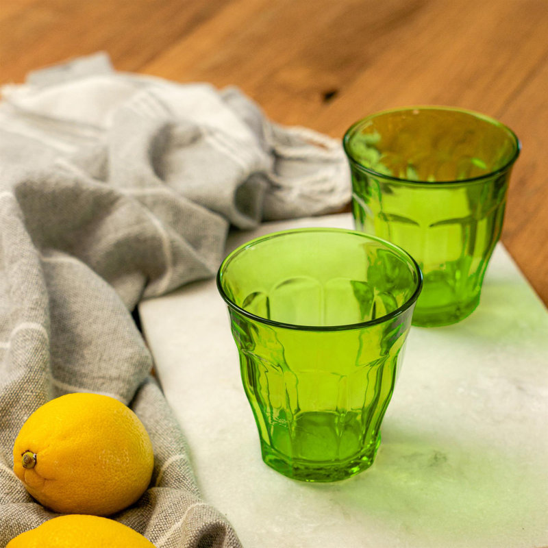 250ml Drinking Glass Set, Jungle Green