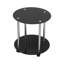 Markesan Glass Top End Table