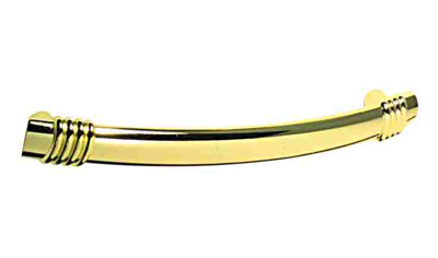 (5 Pack) 5 inch Knuckle Pull Polished Brass