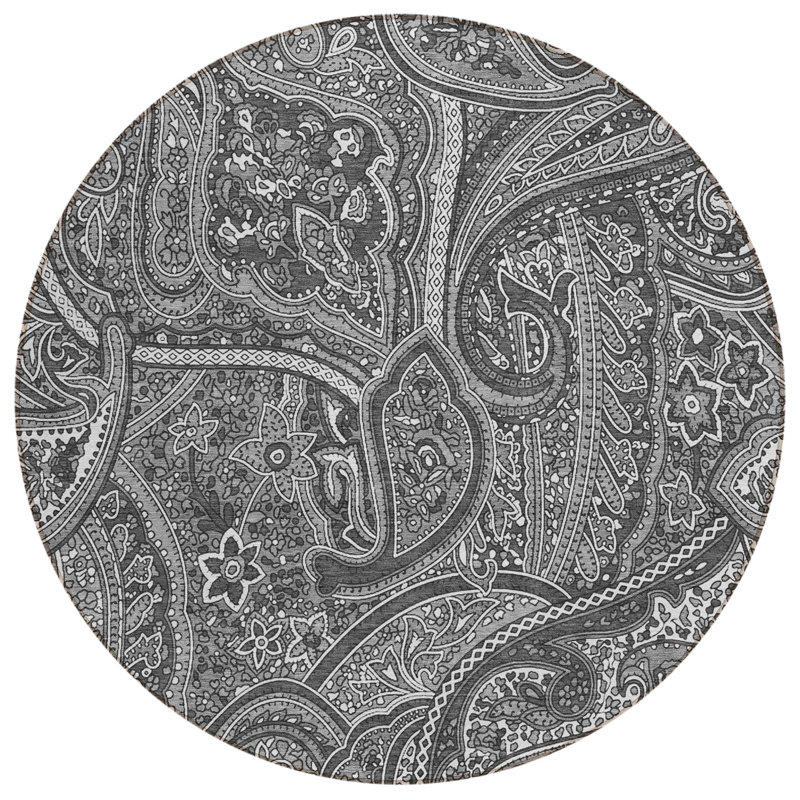 Itzayani Paisley Rug, Round 8'