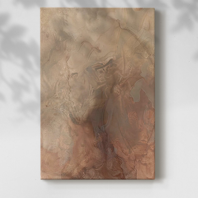 Marble Ground I Framed On Canvas Print, 18" H x 12" W