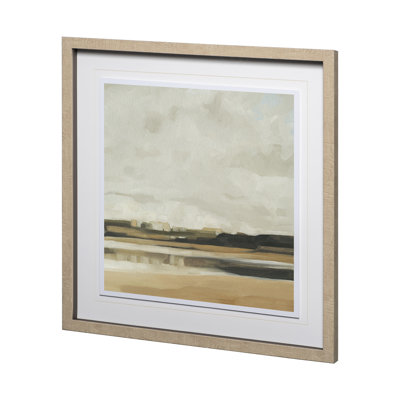 «Wattwanderung II» par Emma Scarvey, reproduction d'art encadrée sous verre