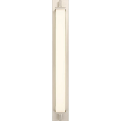 Meuble-lavabo à DEL intégré en nickel brossé de 34 pouces pour la salle de bain - Écoénergétique haute performance, 2380 lumens, 25 W, à double fixation et style, 3 températures de couleur sélectionnables, à intensité variable, facile