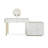 Makeup Vanity with Light mirror,5 drawers,Power Outlet