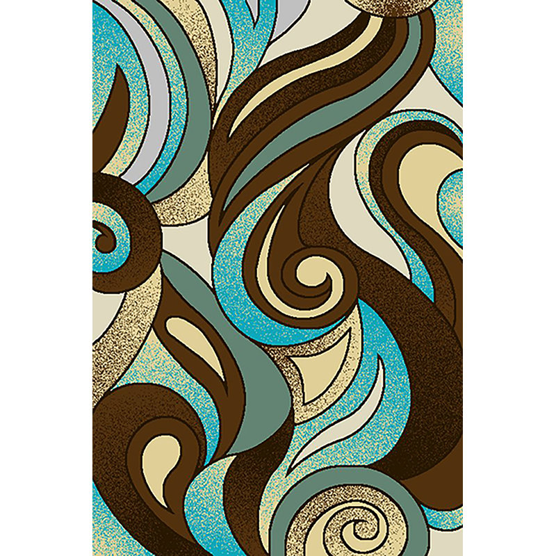 Mccampbell Performance Abstract Indoor Rug, Rectangle 2'7" x 4'