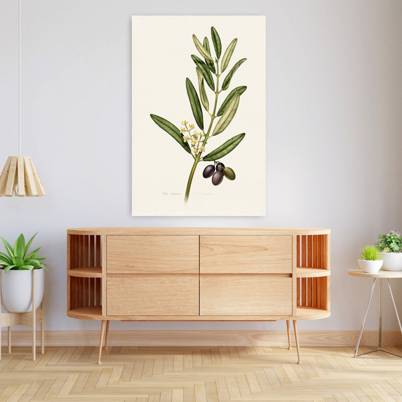Art contemporain, art floral rétro, H 48 po x l 32 po