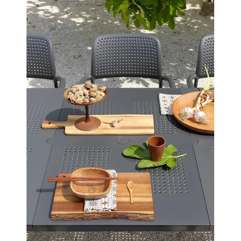 Bora Outdoor Dining Armchair, Anthracite