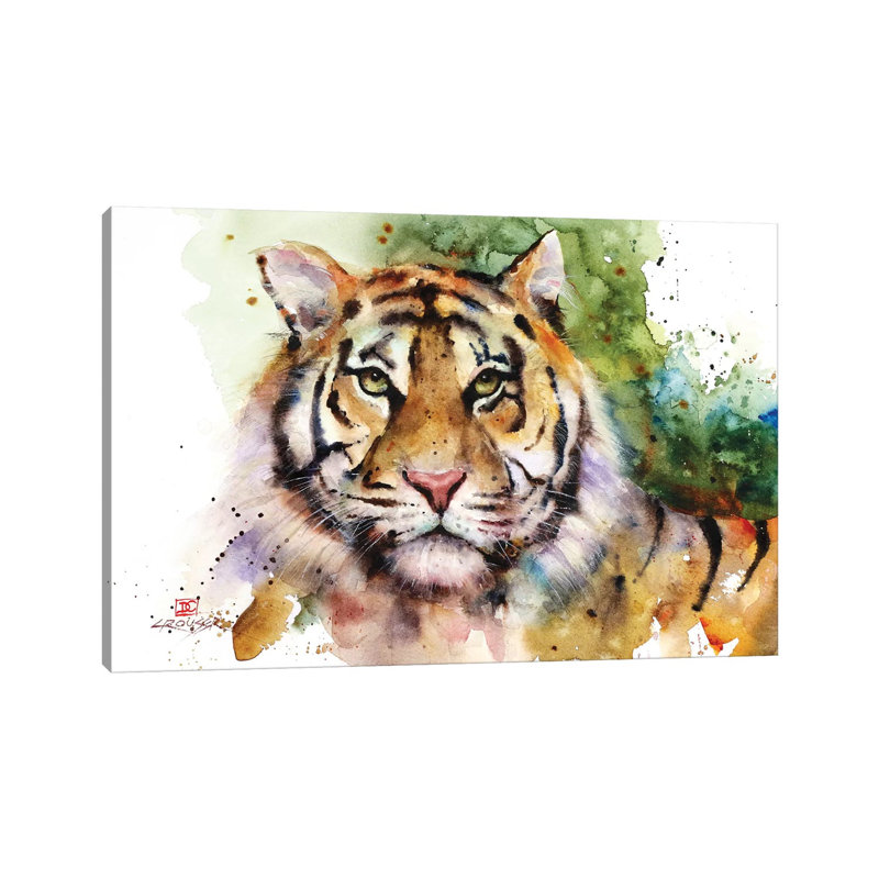 Majestic by Dean Crouser - Floater Frame Painting on Canvas, 20.32 cm H x 30.48 cm W, Wrapped Canvas