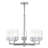 Nailwell 5 - Light Steel Dimmable Classic / Traditional Chandelier-100090160-27063584