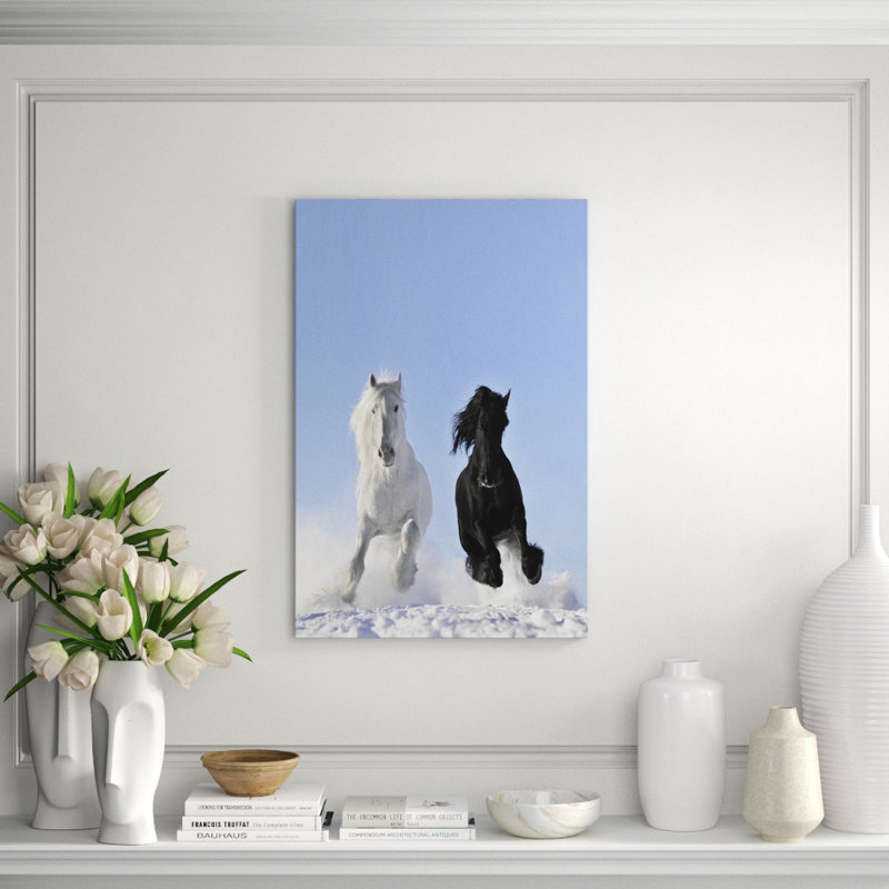Snow Day Print, 60" H x 40" W x 1.5" D