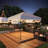 White Heavy Duty 10x10 Ft Pop Up Canopy Tent Waterproof Commercial Outdoor Sun Shelter 3 Adjustable Heights Ideal for Events Parties Camping Backyard-123402985