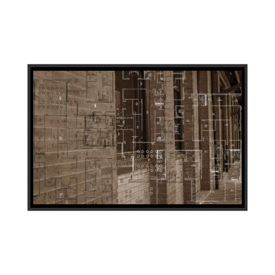 « architecture drawing iii », reproduction d’impression sur toile tendue