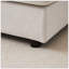 Canapé convertible en L 100,2 po avec pieds en plastique avec 5 coussins et 4 coussins lombaires pour le salon-1886377334