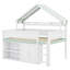 Lit mezzanine avec armoire de rangement spacieuse Dreamy-33876830