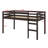 Loft Bed with Ladder and Reinforced Slat Platform-674742095