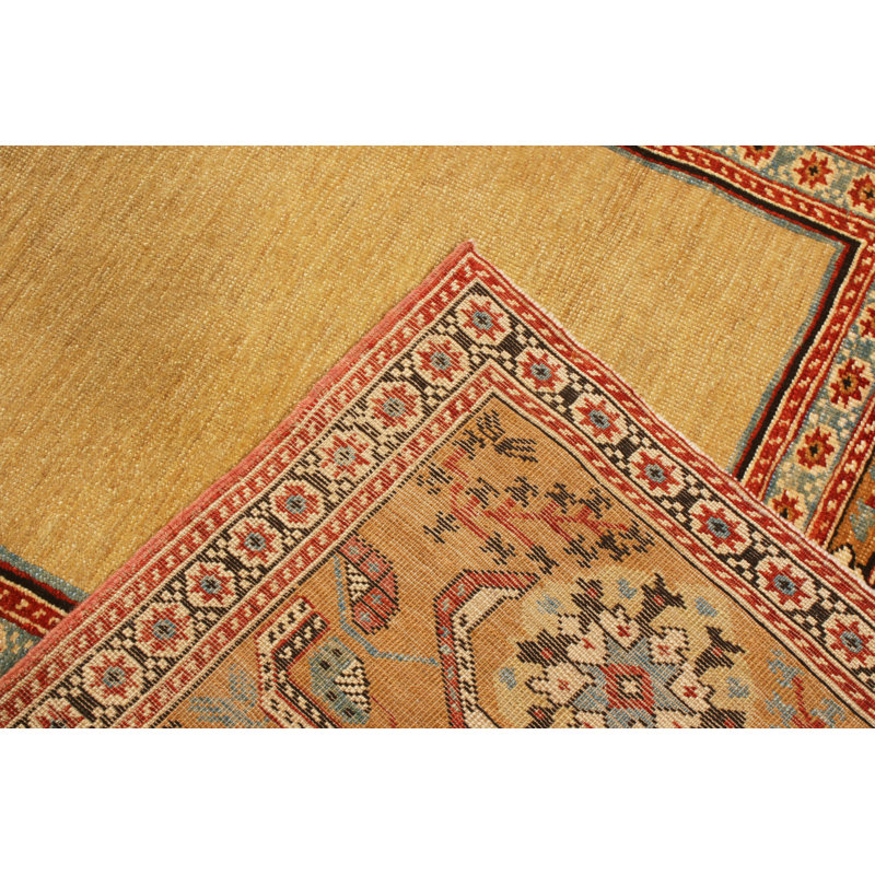One-of-a-Kind 4'6" X 6'5" Hand Knotted Area Rug
