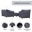 Boling Acacia Outdoor Conversation Set Group Seating Patio Furniture Covers