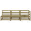 Bergenfield 210cm Wide Wood Patio Sofa