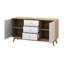 Justine 140Cm Wide 3 Drawer Sideboard-20389188