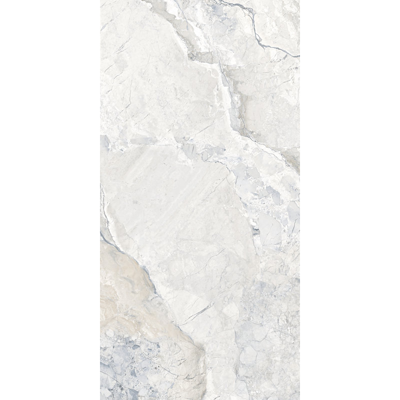 Harmonie 12" x 24" Porcelain Singular Field Stone Look Wall & Floor Tile, Ice 