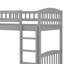 Lit mezzanine avec glissoire, échelle et garde-corps-1177088627